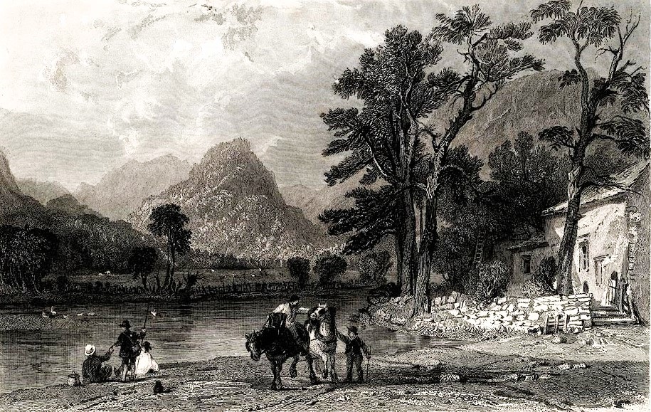 Castle Crag by Thomas Allom, c.1832 Castle Crag by Thomas Allom, c.1832