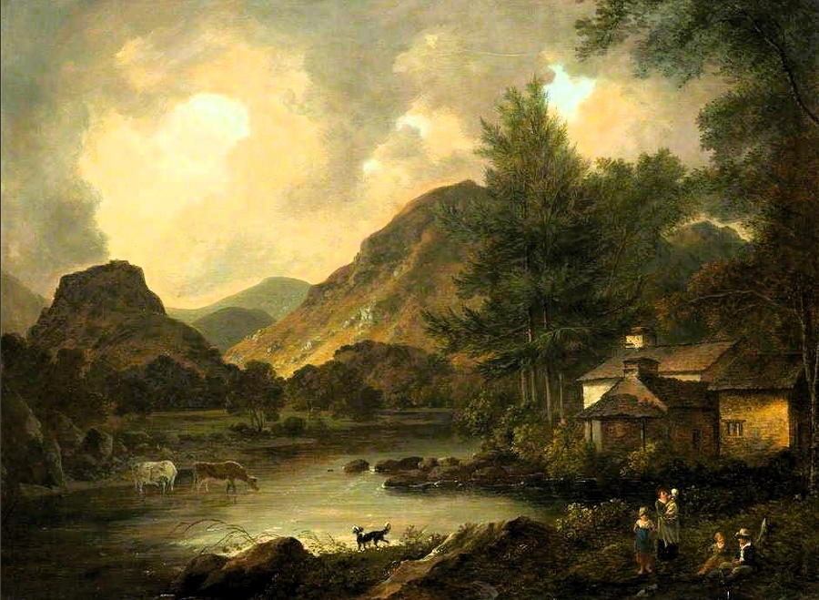 painting-of-castle-crag painting of castle crag