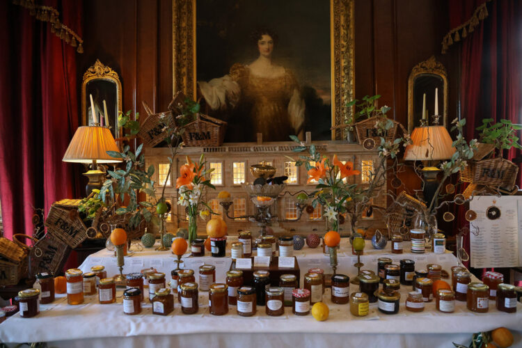 Jars of Marmalade under the watchful eye of a family portrait